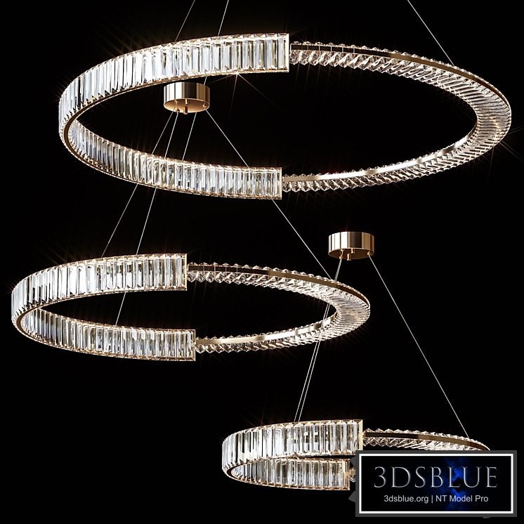 Pendant chandeliers BERTOLDA C by Lampatron ⌀ 60cm ⌀ 80cm ⌀ 100cm