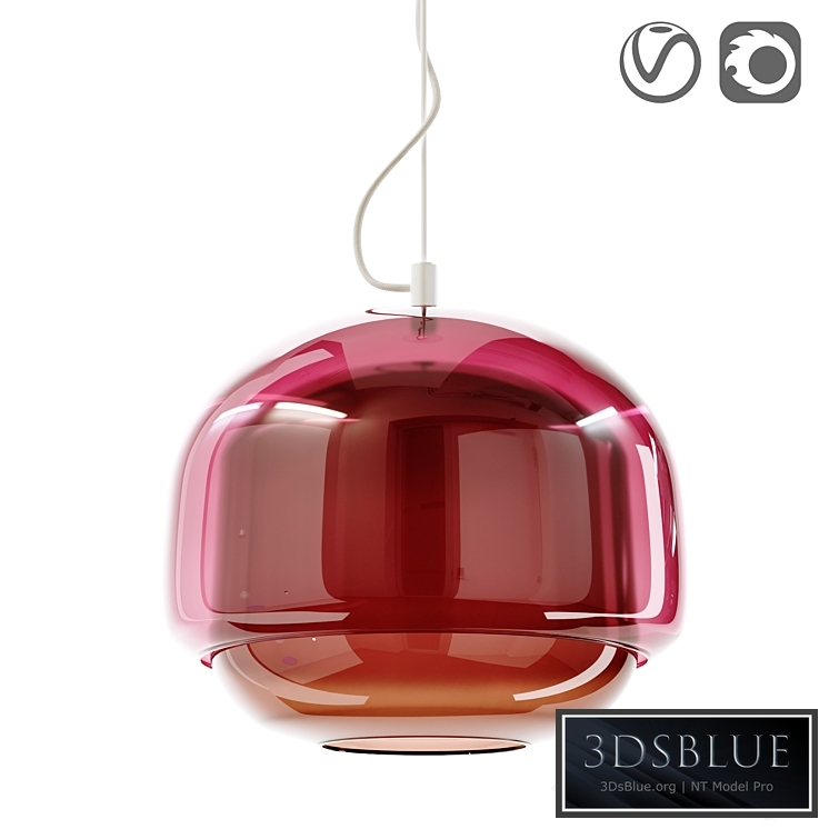 Stained glass lamp, Kinoko