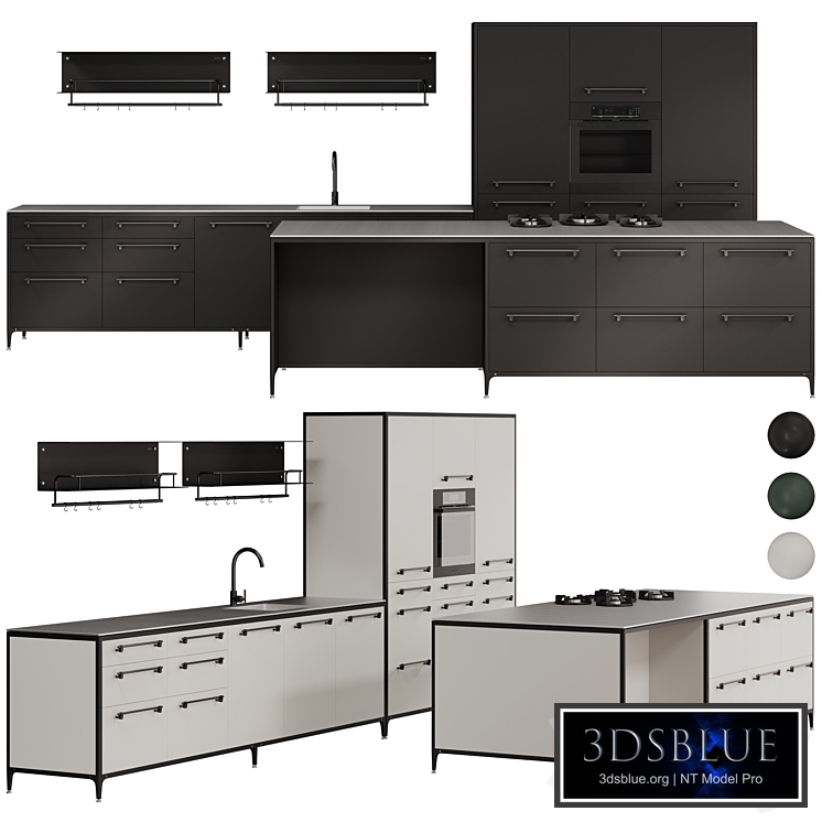 Buster and punch Kitchen Green