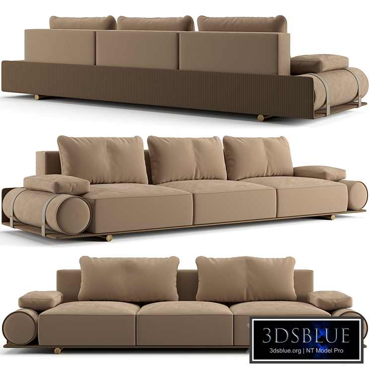 Visionnaire Donovan roll sofa 302 cm