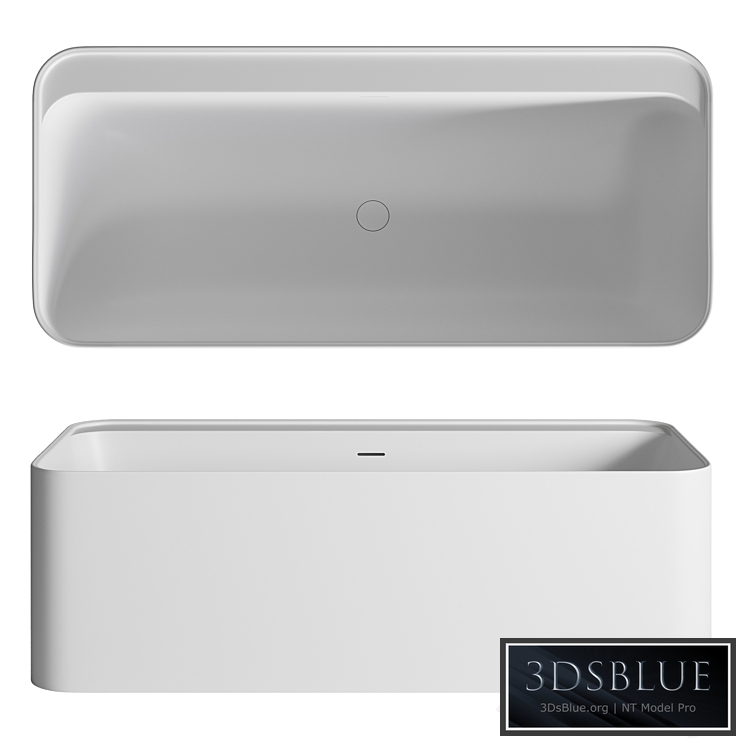 Aquaroc Icon Solid Surface Stone Resin Bath 1600