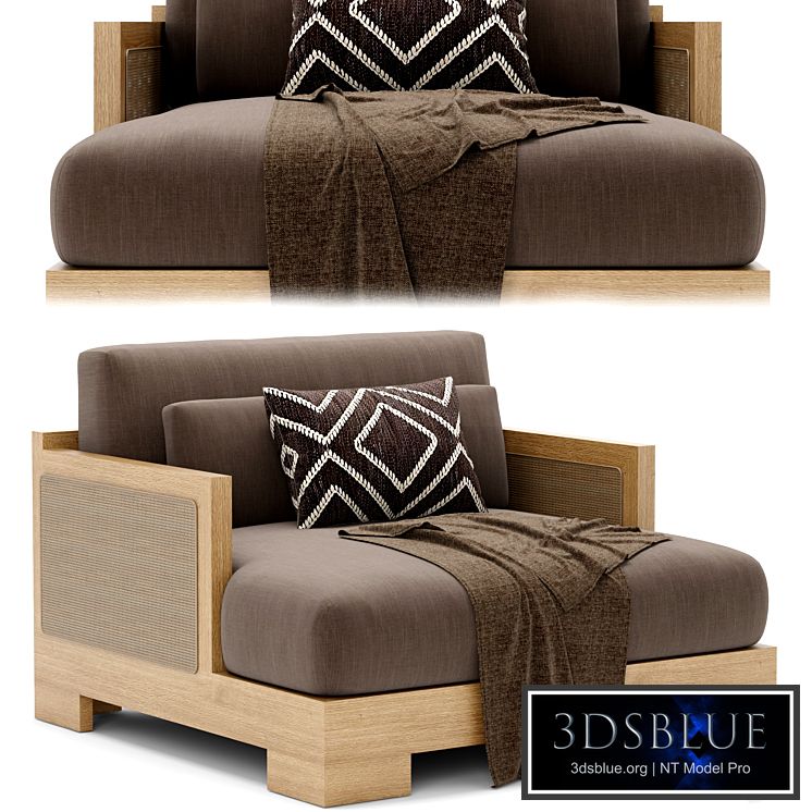 RH Outdoor Ubud armchair