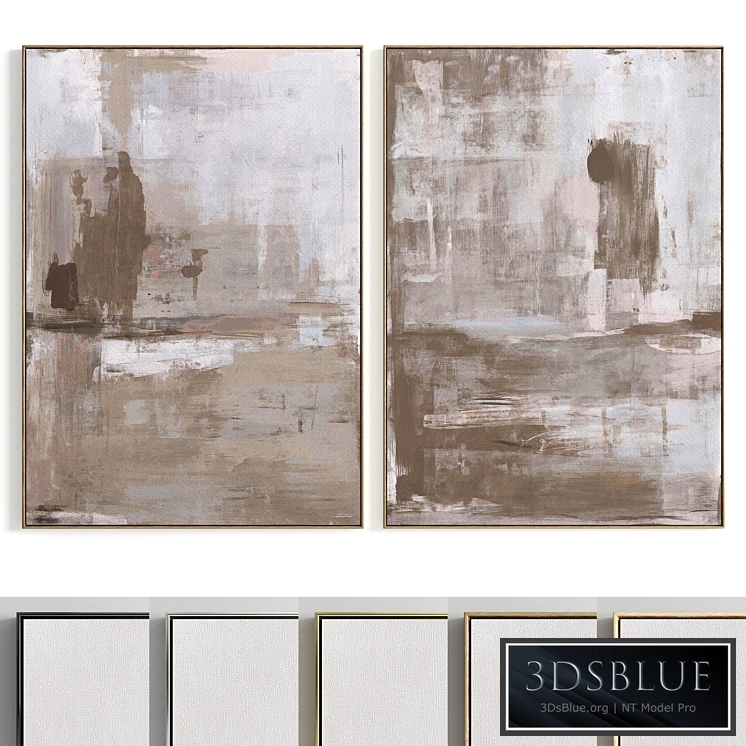 Plaster Two Photo Frame R-167