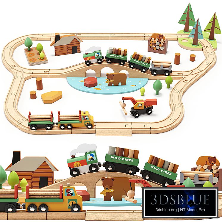 Tender Leaf Wild Pines Train Set Toy