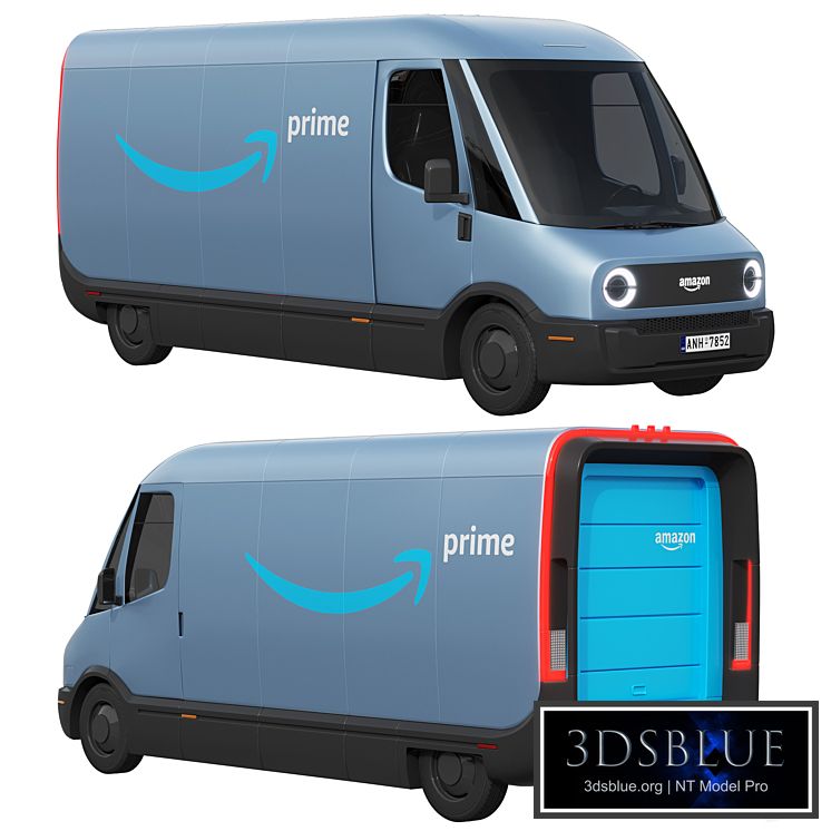 Rivian Amazon delivery van