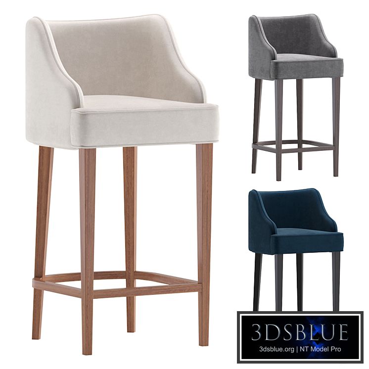 Bar Stool MELOD by Cazarina Interiors 3 Colors Version/Барный Стул МЕЛОДИ