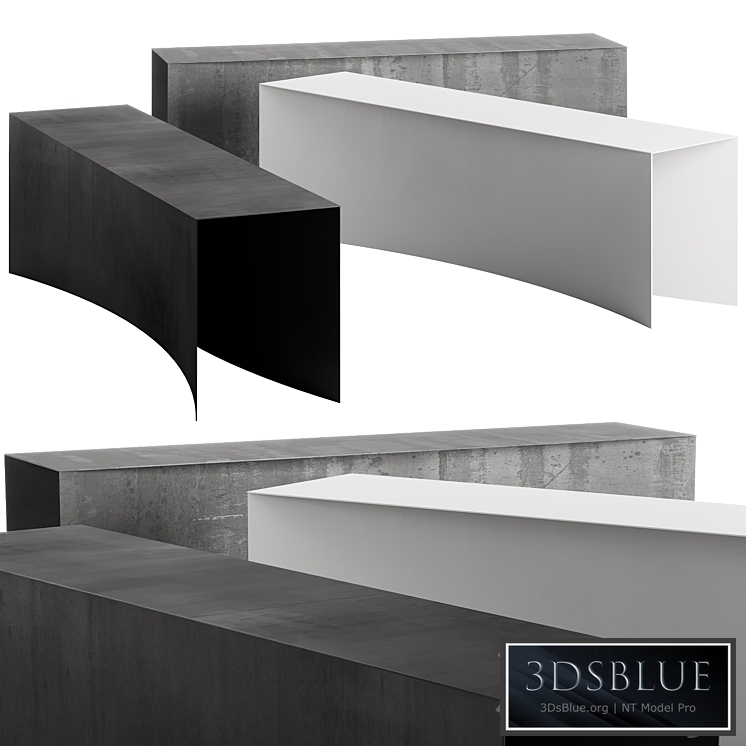 123 Void bench by Desalto