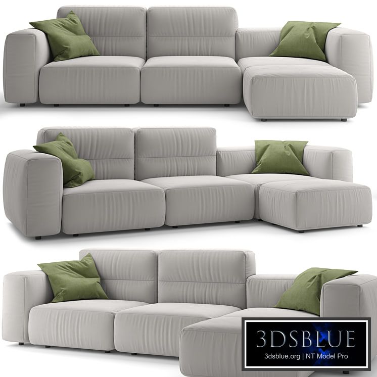 Marenelli Home Manhattan Piping Sofa