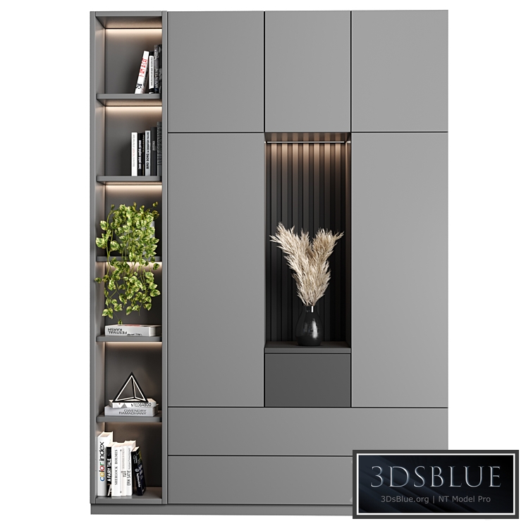 Cabinet with shelves 27