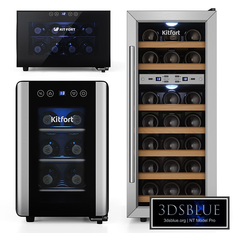 Kitfort wine cabinet set