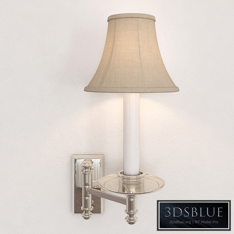 Visual Comfort EF Chapman Dorchester Swing-Arm Wall Light CHD1112PN