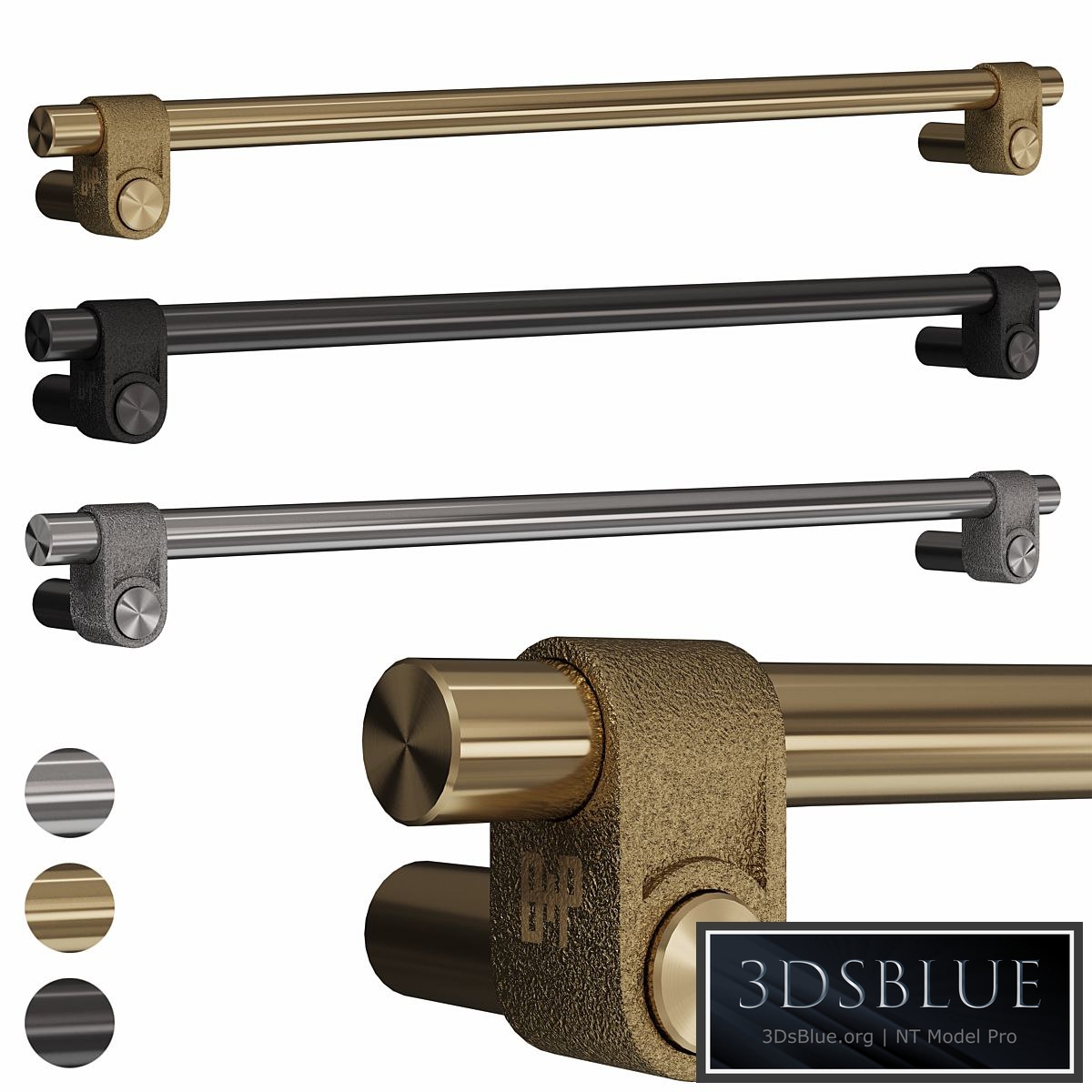 Buster & Punch Cast Cabinet hardware