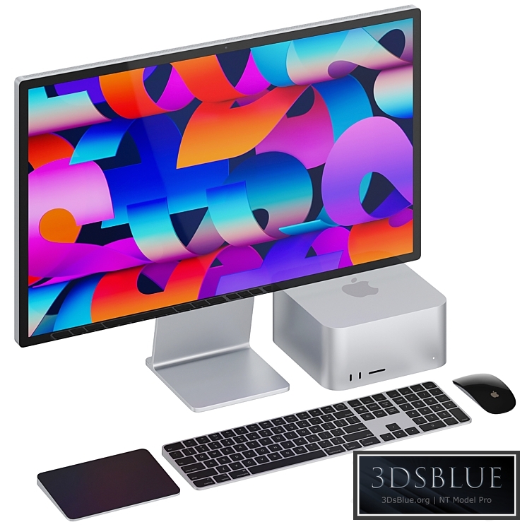 Apple Studio Display and Mac studio full set