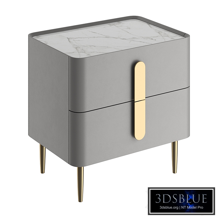 Light luxury bedside table