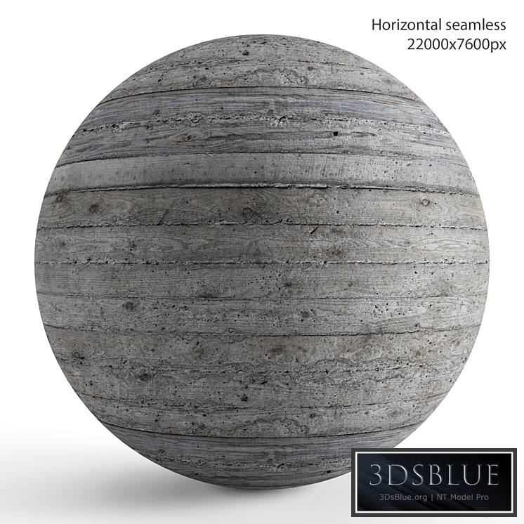 Concrete material with wood pattern. 22k