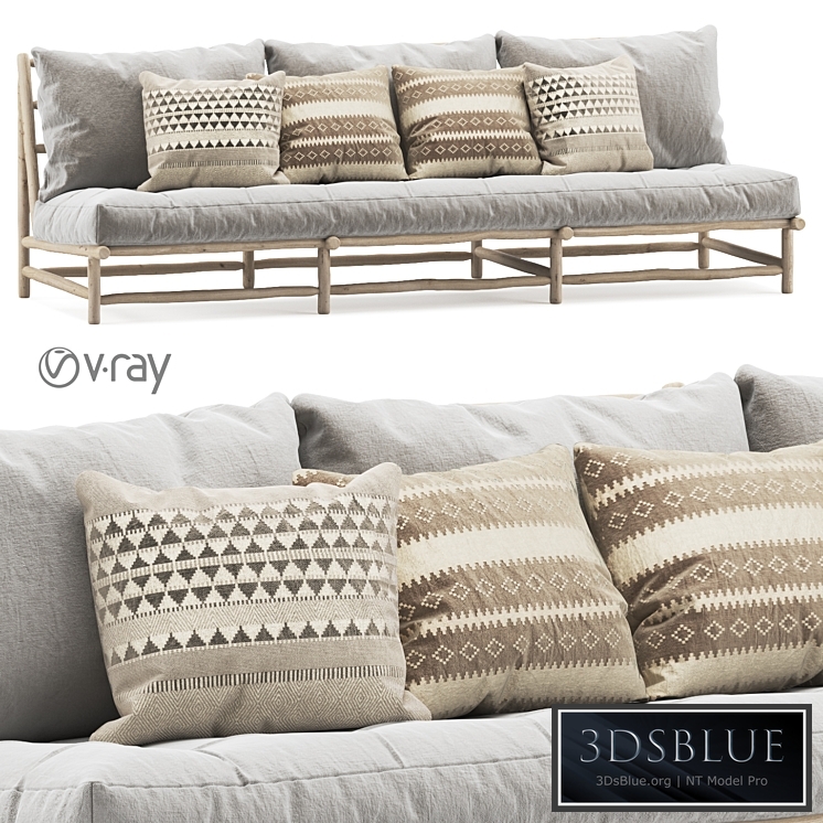 Rock the Kasbah Three-seater Sofa