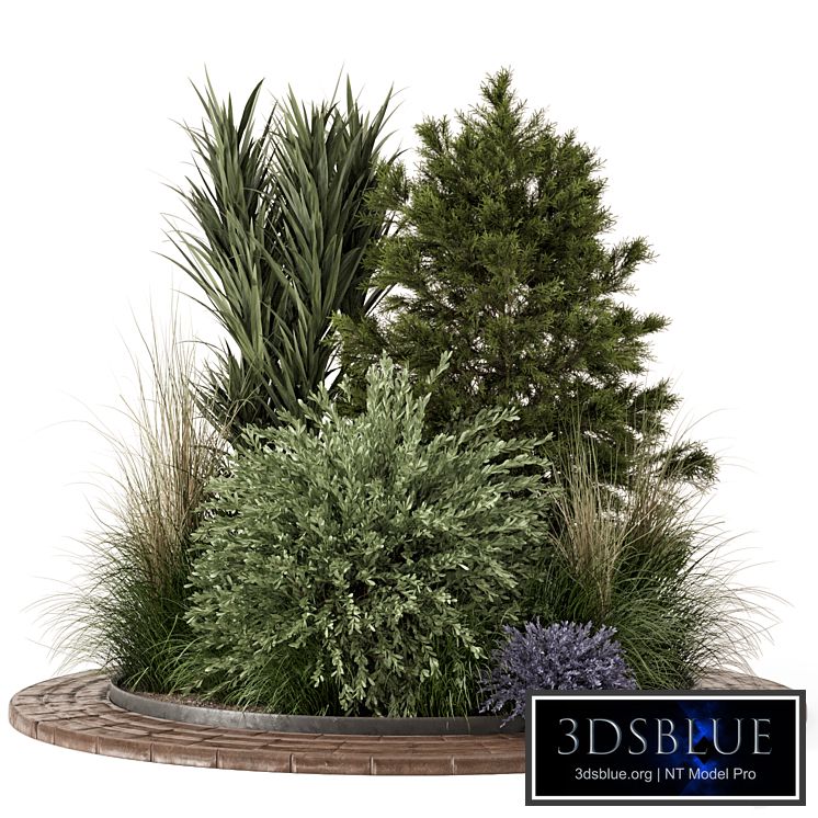 Outdoor Garden set bush and Tree - Garden Set 656