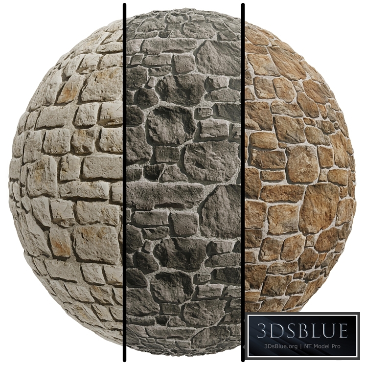 FB355 stone Facade coverings, Java | 3MAT | PBR | Seamless