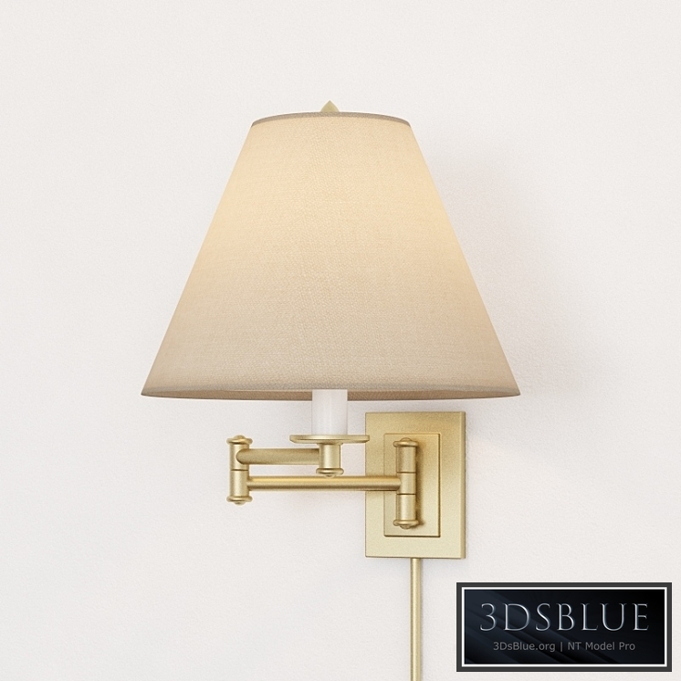 Visual Comfort Studio Primitive 1 Light Swing-Arm Wall Light