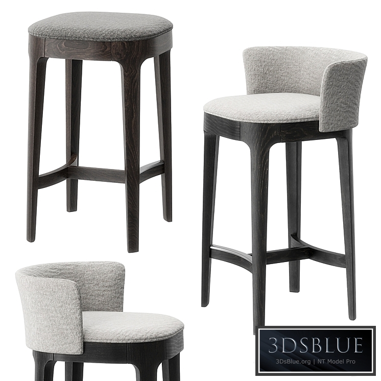 Devon barstool by Molteni