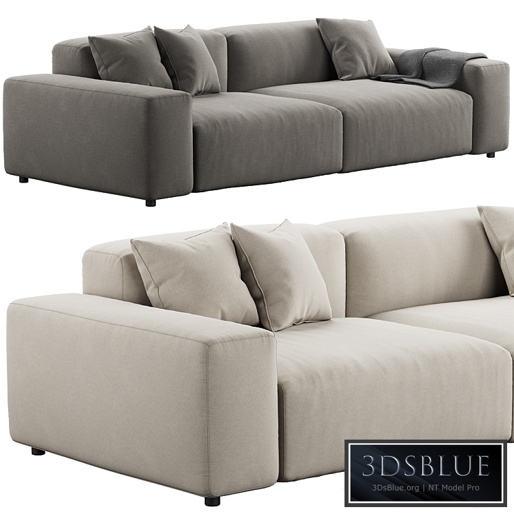 006 Cloud Sofa modular 2 seat by Prostoria