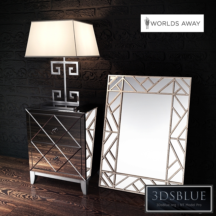 Set for the interior of the Worlds Away Homepage