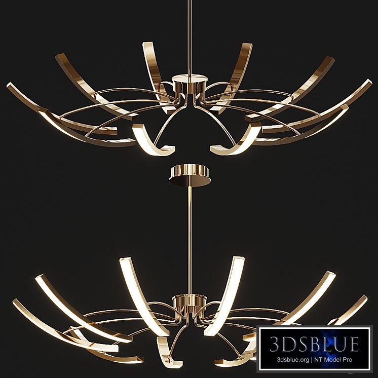 Unique Design Geometric Chandelier Novelty Light