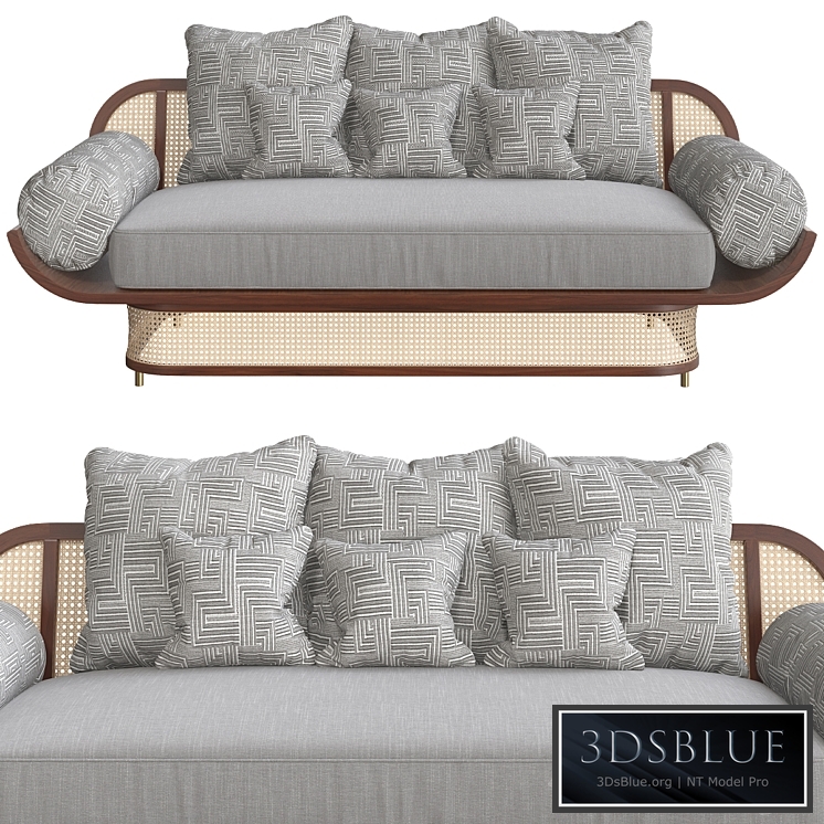 DOOQ MAJESTIC Rattan sofa