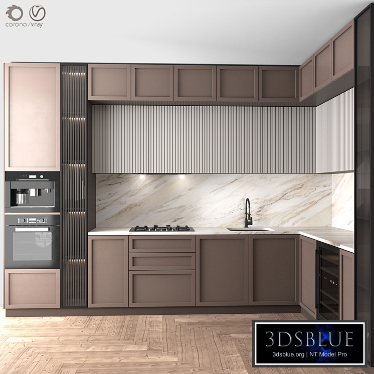 Kitchen Neoclassic 40 (Corner Kitchen)