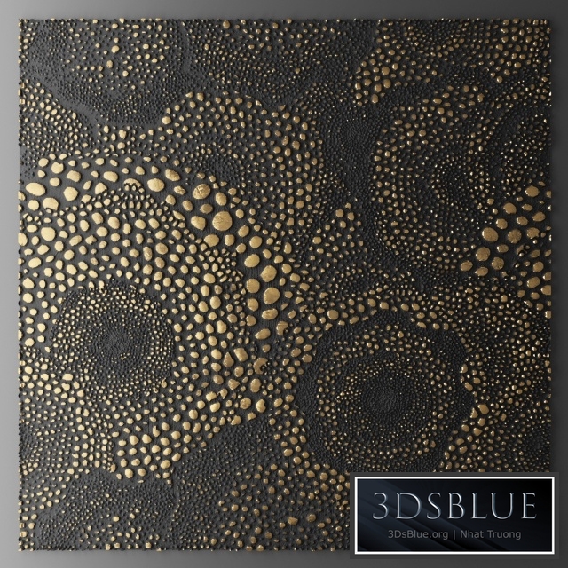 Decor for wall. Panel. 3D