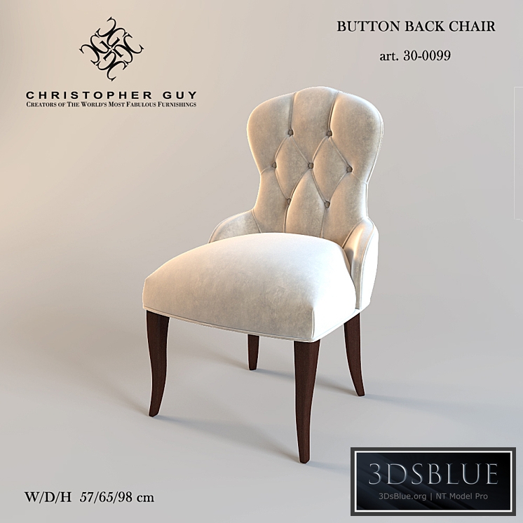 Christopher Guy / Button Back Chair 30-0099