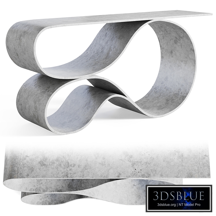 Whorl console by Neal Aronowitz