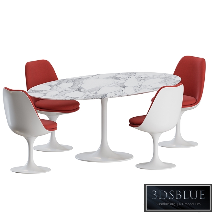 Tulip Dinning Set 02 by Knoll