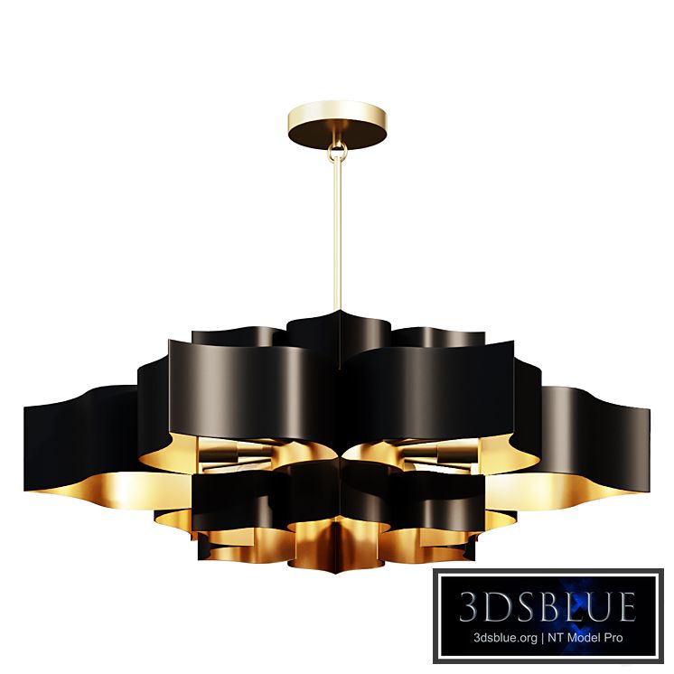 Chandelier GRAND LOTUS CHANDELIER SKU CH15325 BK lamp