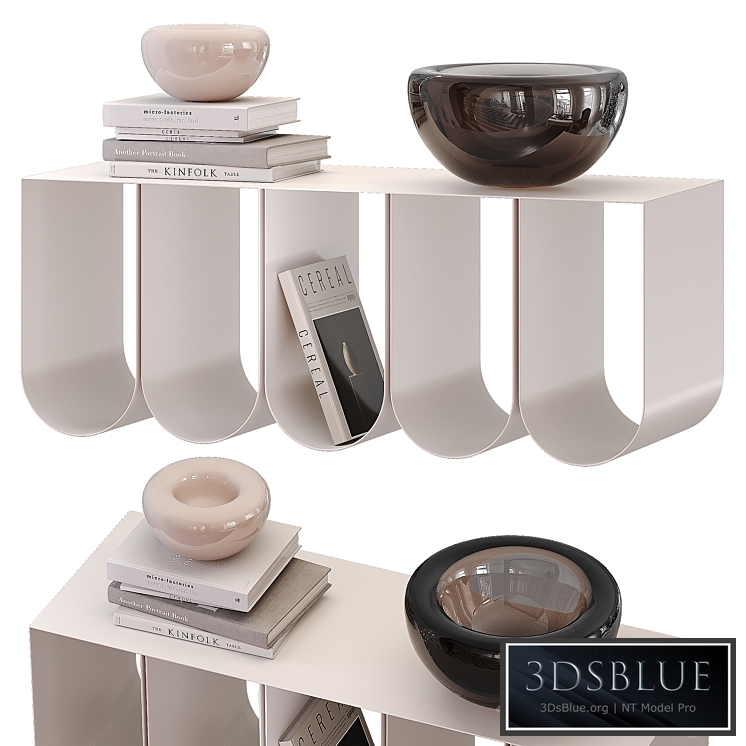 Kristina Dam collection curved bench