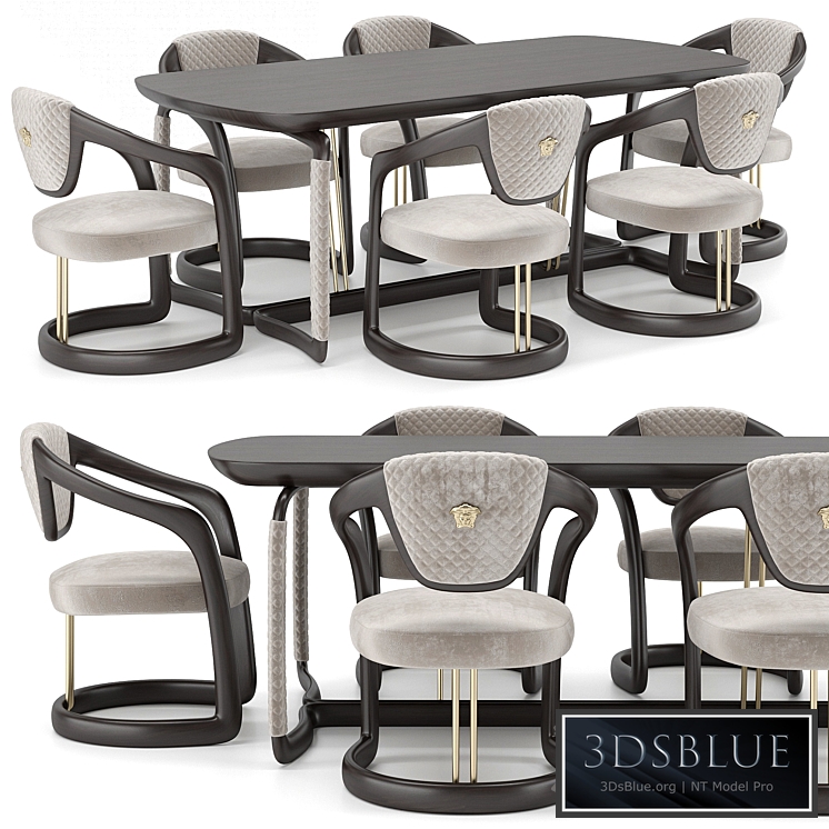 Versace Home Chair Table