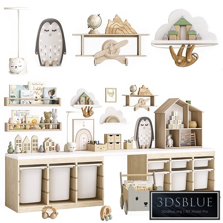 Toys, decor and furniture for nursery 1