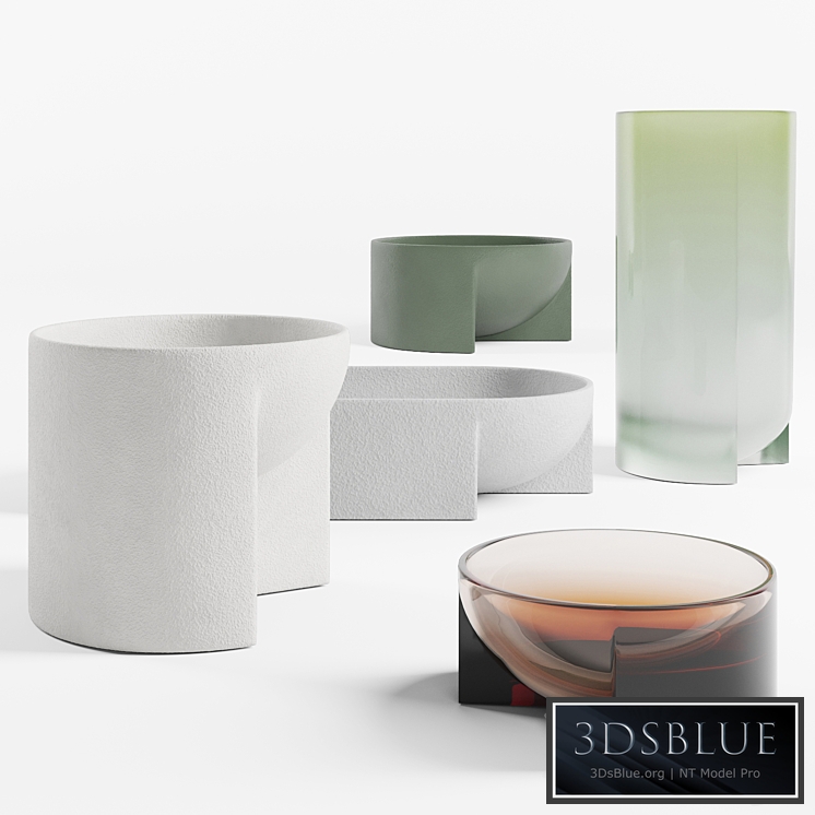 Set of handmade bowls