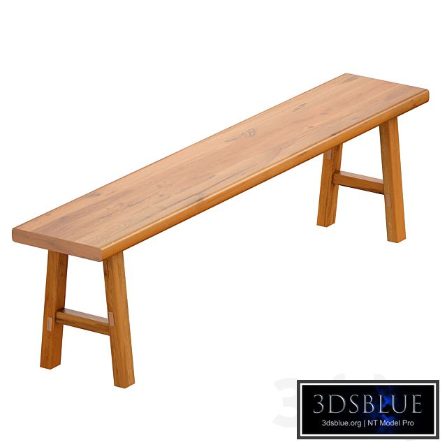 Wooden bench. Bench, shop.