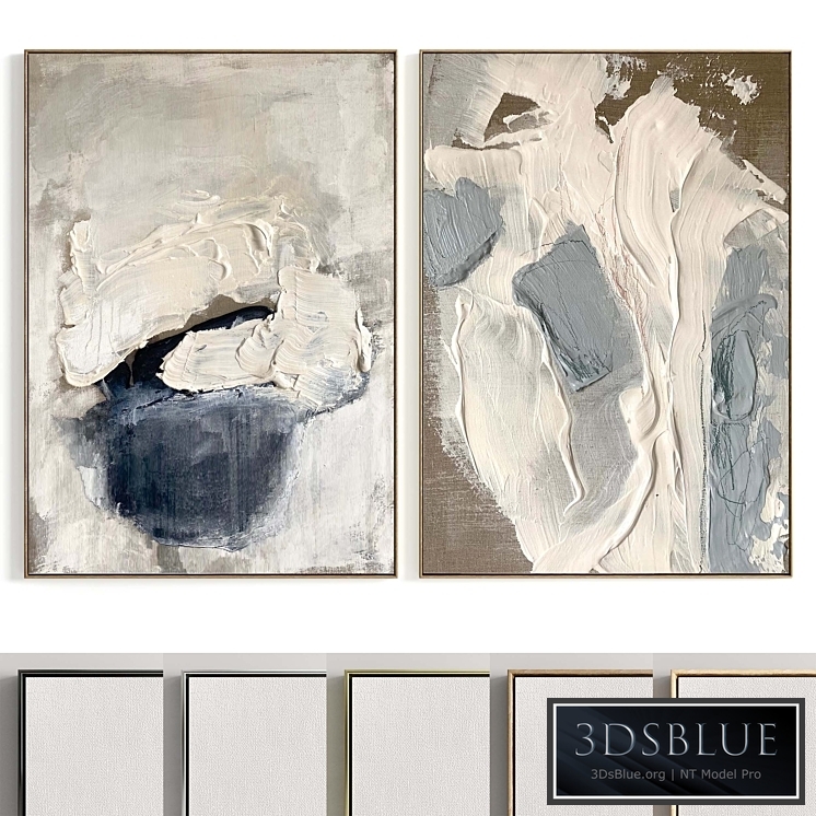 Plaster Two Photo Frame R-194