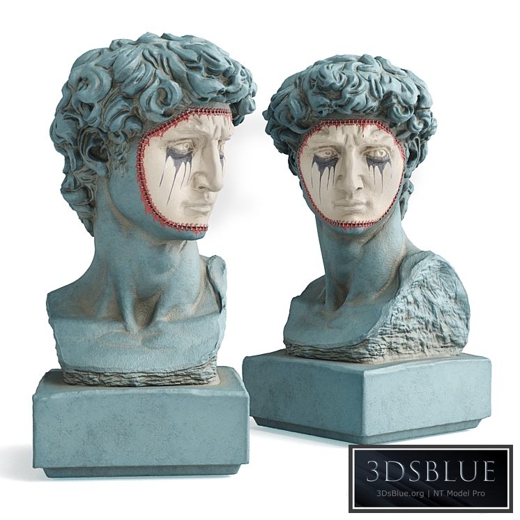 David Michelangelo masked bust