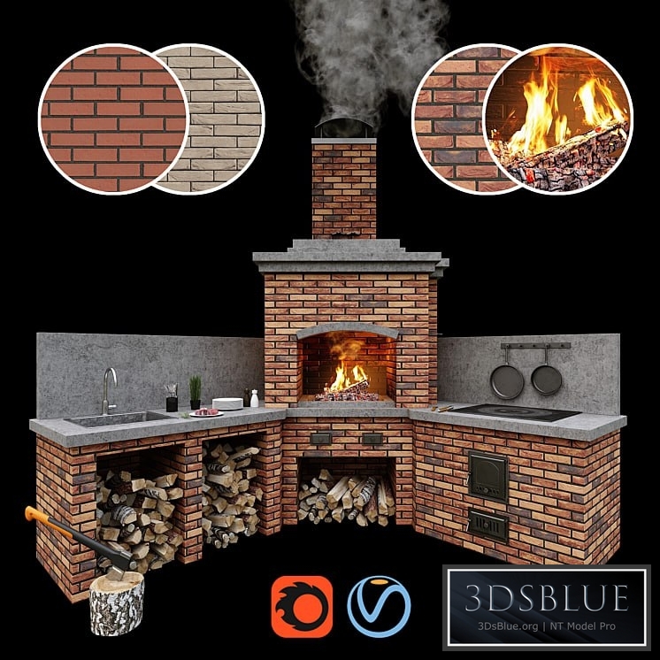 Barbecue oven 2 / Brick BBQ 2
