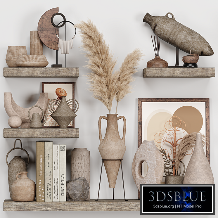 Decorative Set Rustic style 04