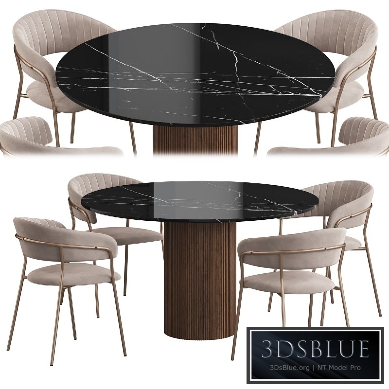 Ostinato table Turin chair Dining set