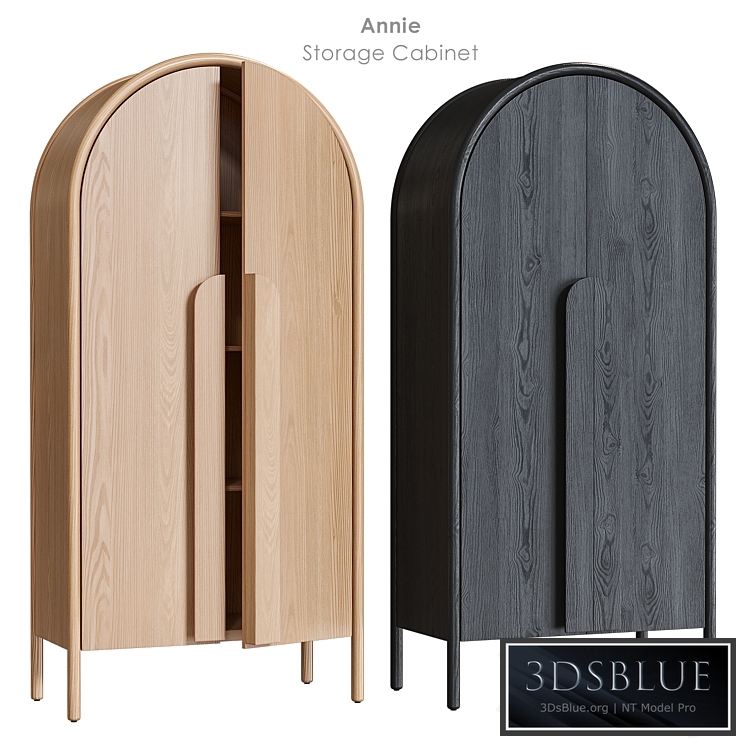 Annie Natural Storage Cabinet