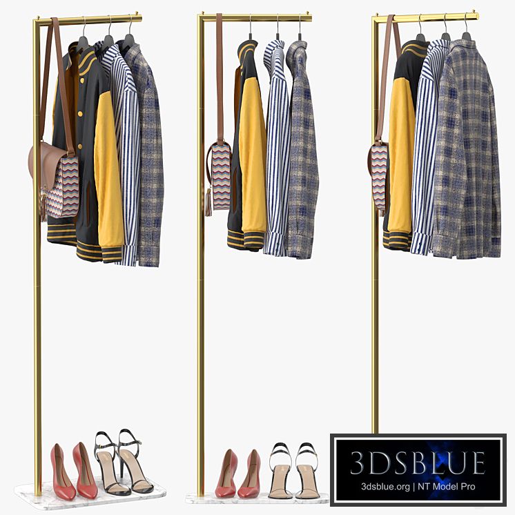 67 Free Standing Metal Coat