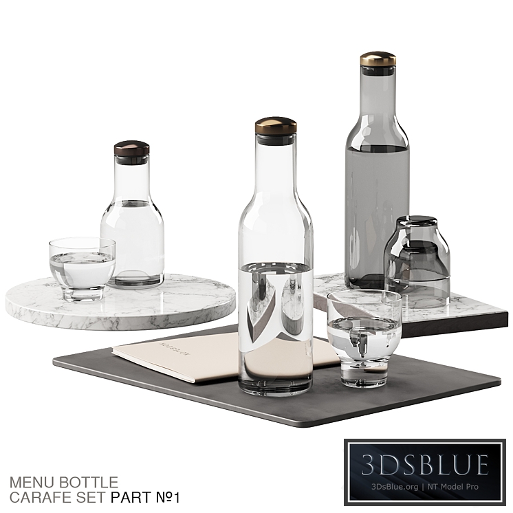 136 dishes decor set 09 MENU Bottle Carafe by Norm P01