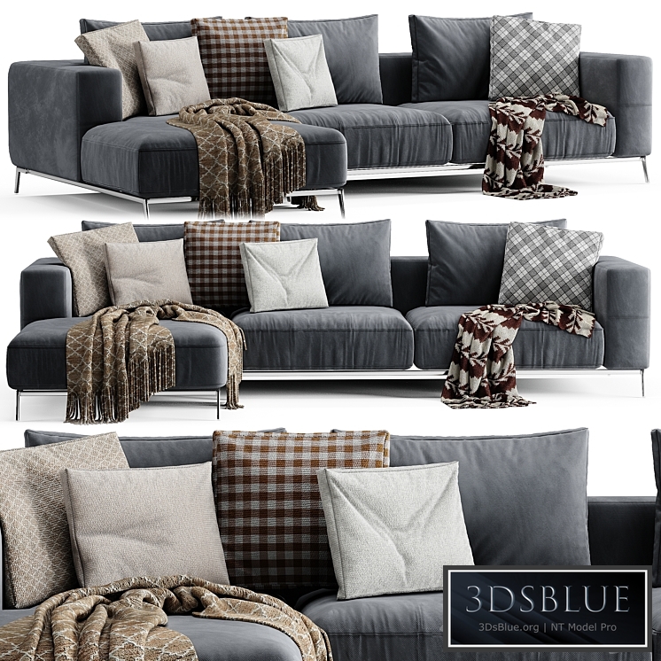 Flexform Ettore Chaise Longue Sofa 2