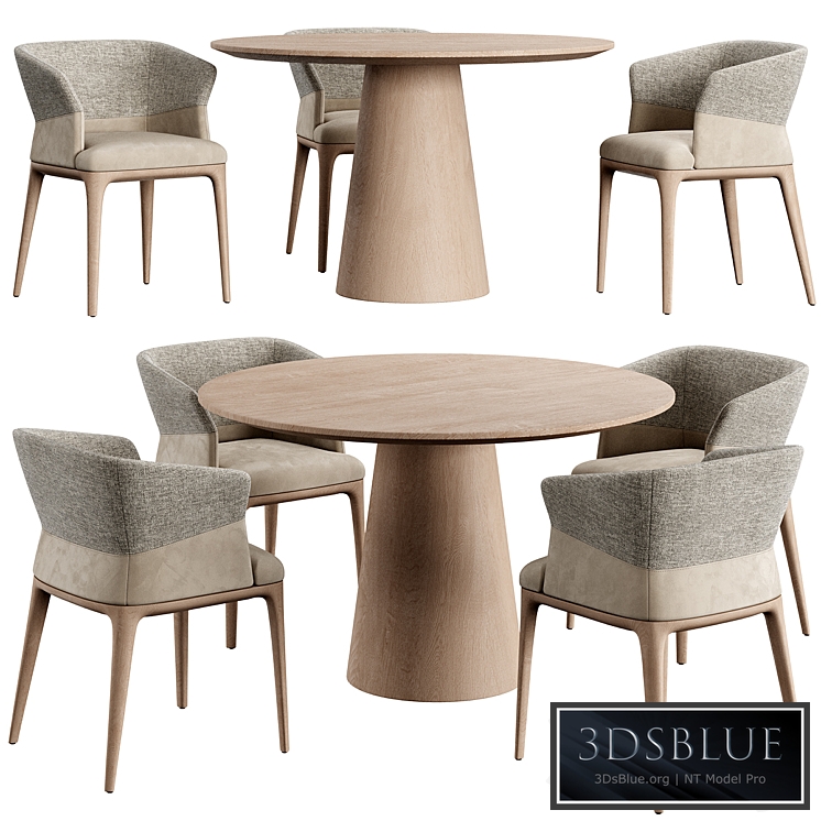 Quad Chair Konyshev Dinning Set