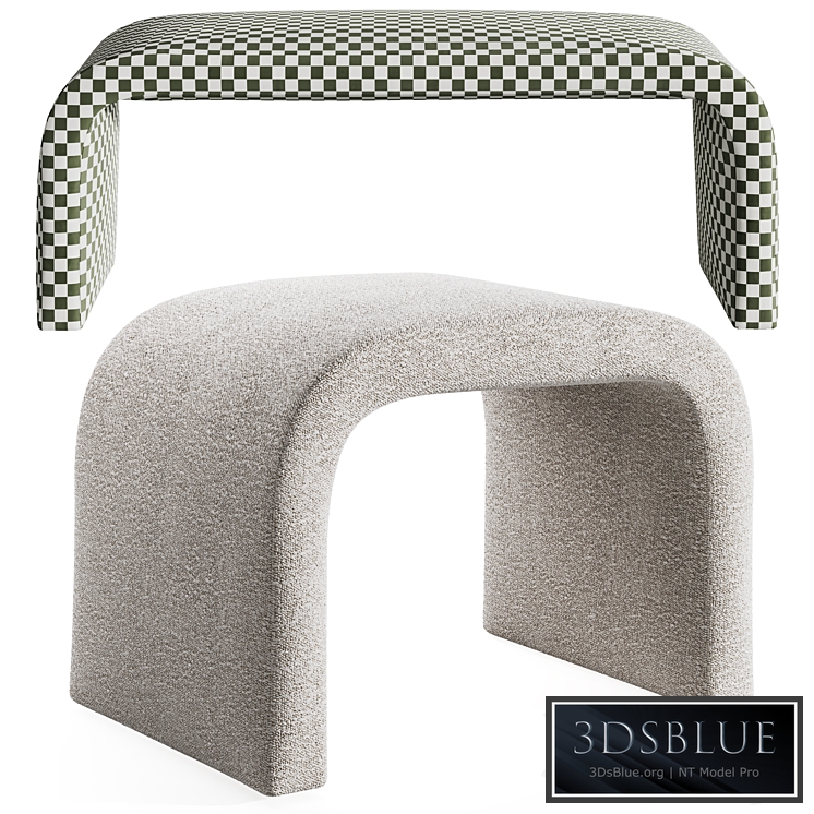 Sienna pouffe and bench by Urban outfitters